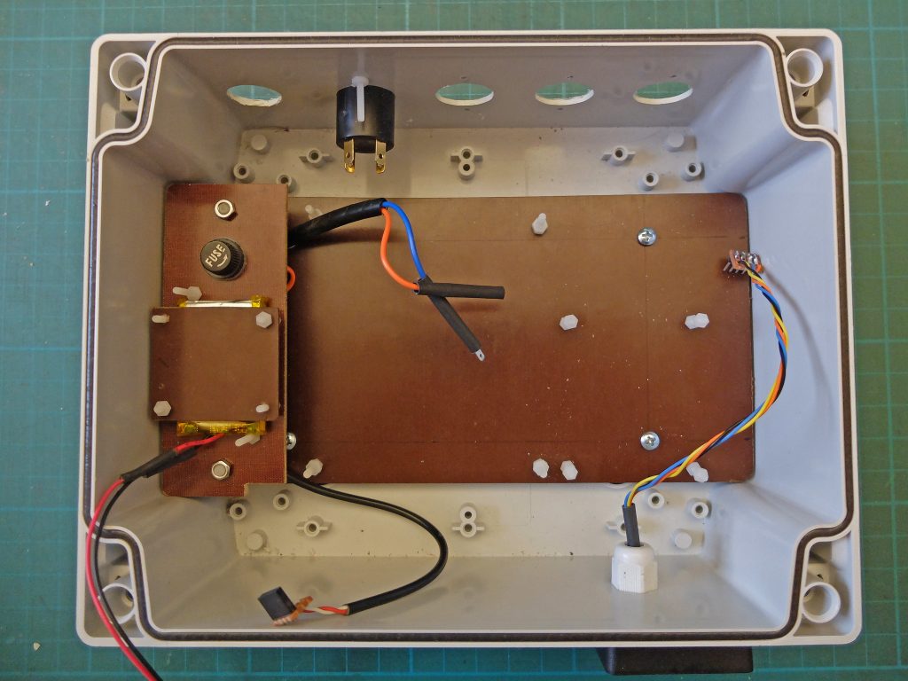 Greenhouse controller power supply and LiPo battery