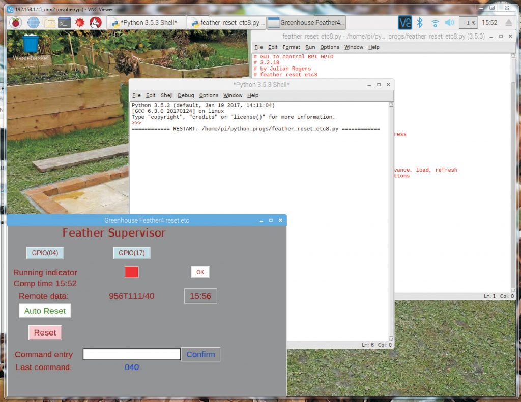 Greenhouse controller test software