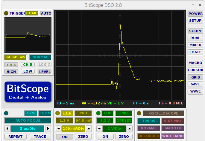 Bad psu trace