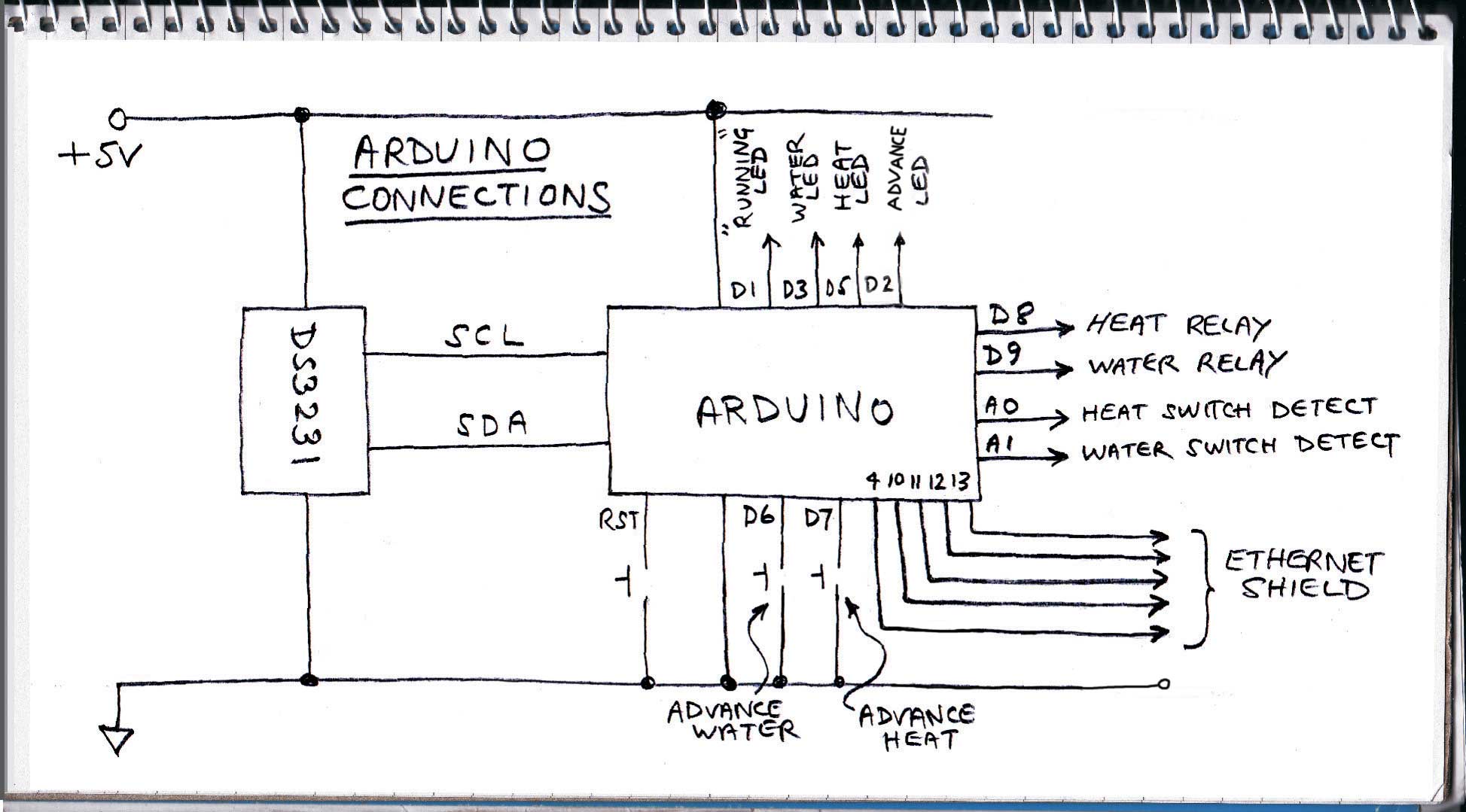 Arduino timer connections