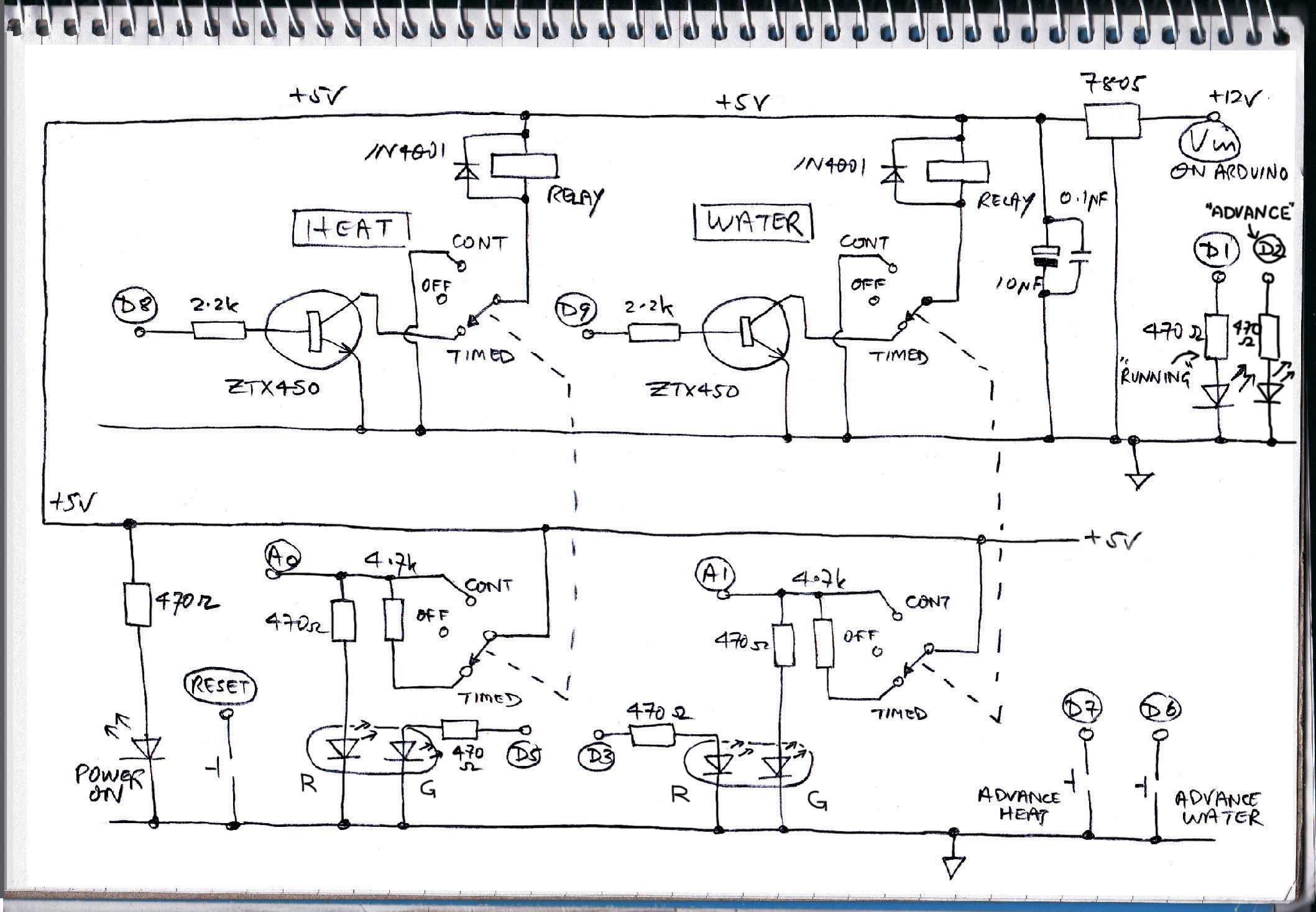 Boiler main circuit diagram