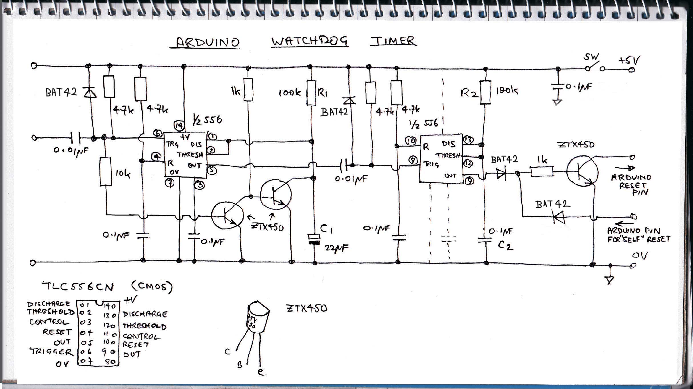 Arduino watchdog circuit