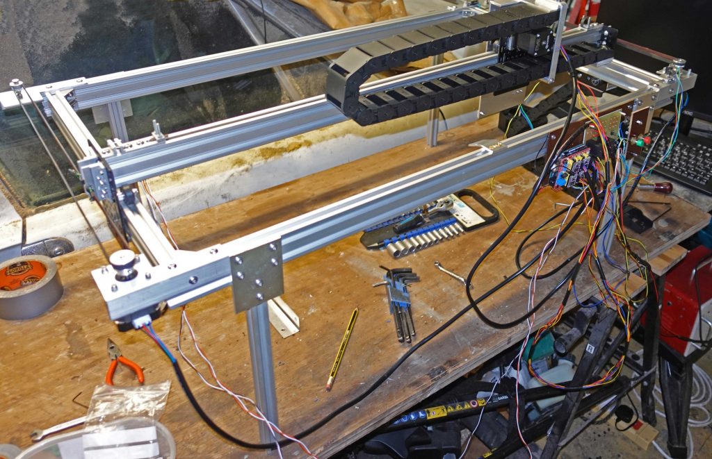 laser cutter framework legs go on