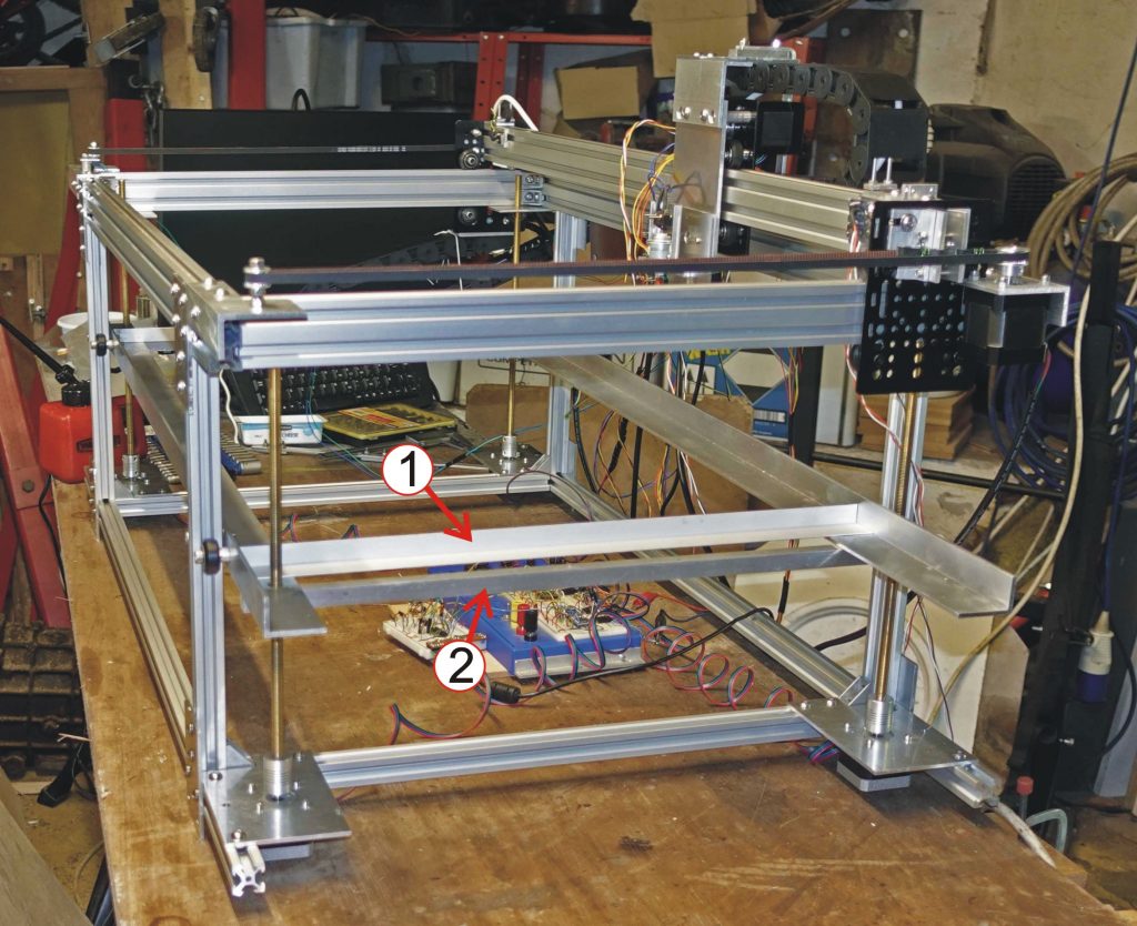 Laser cutter bed progress