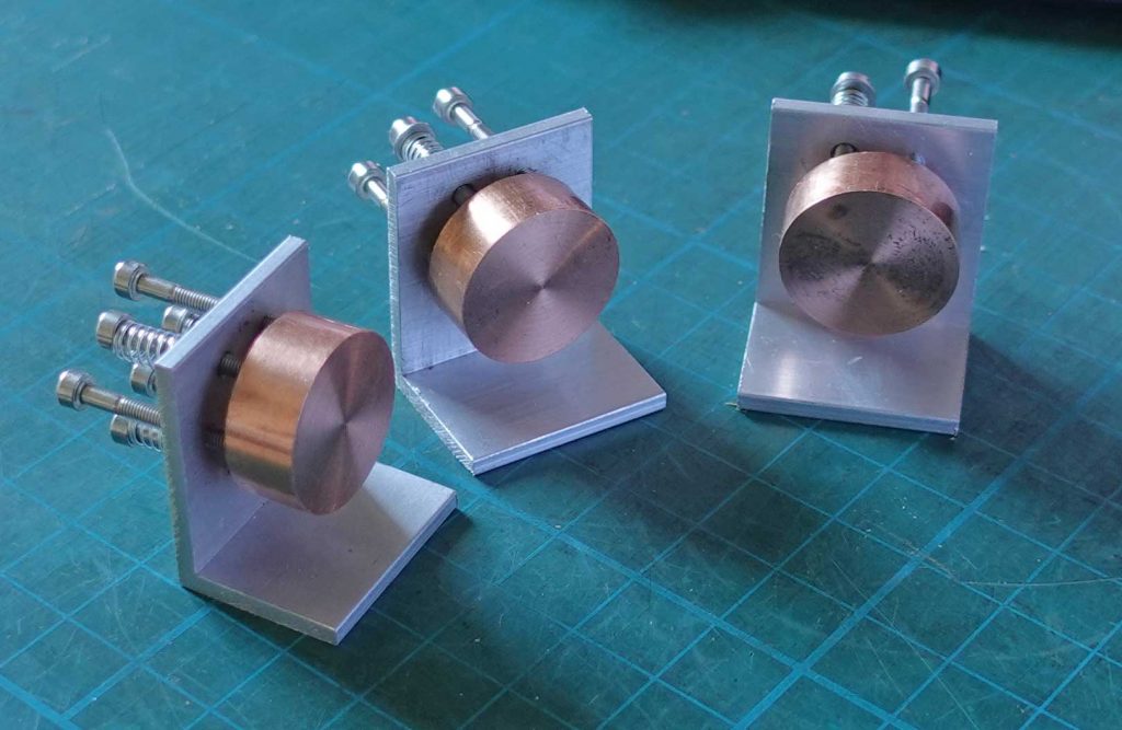 Laser cutter mirrors before polishing