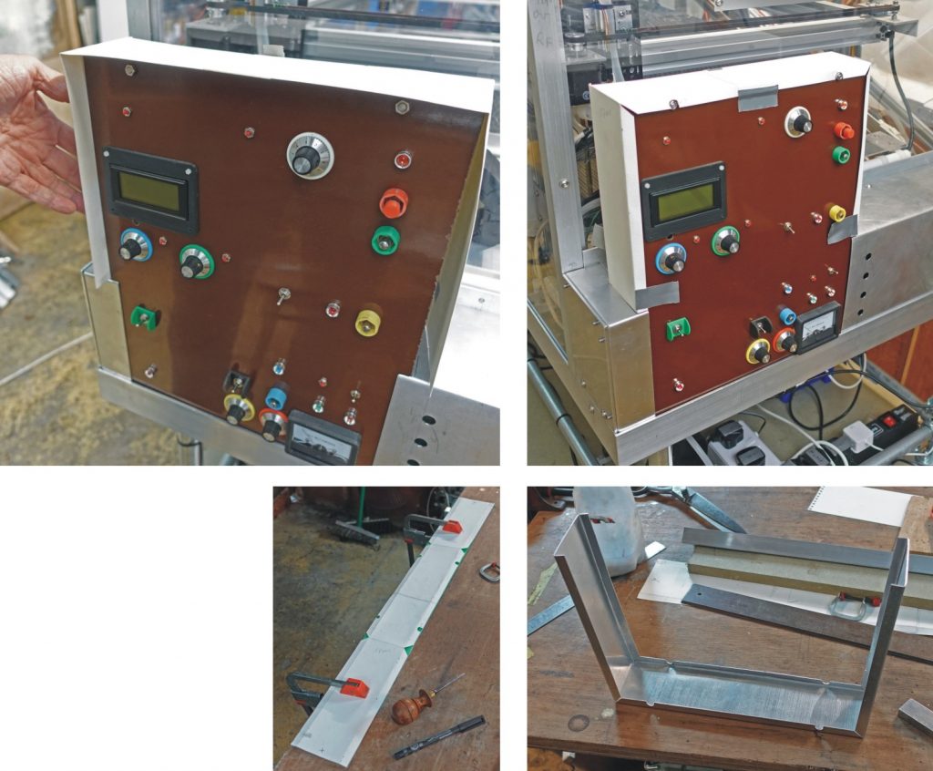 Pattern for laser electronics case.