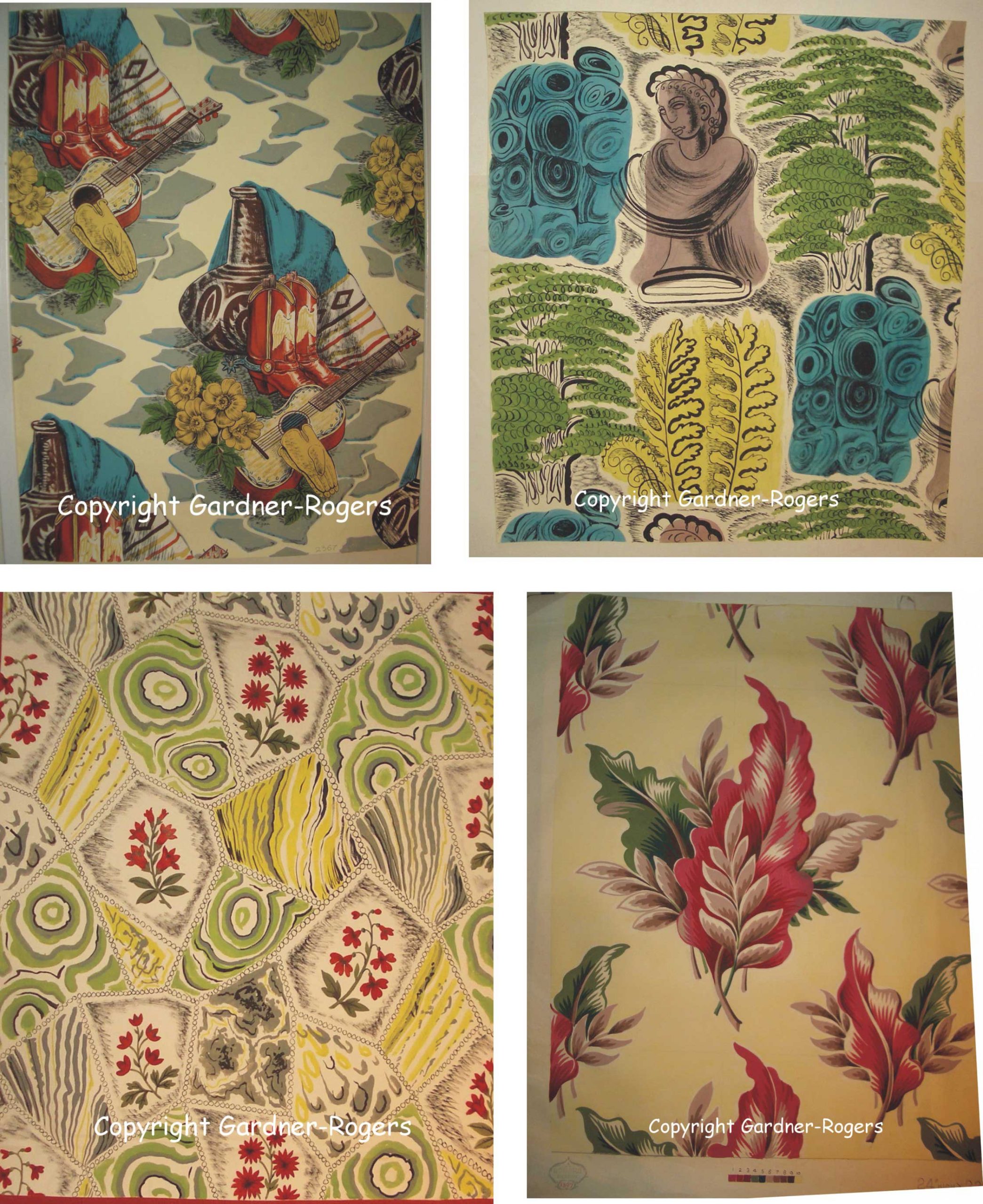 Textile designs by Ken Rogers