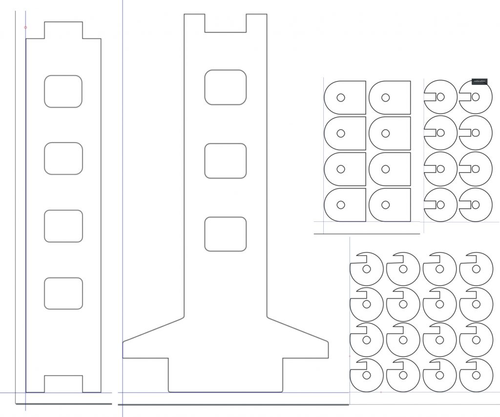 Prop and hinge parts