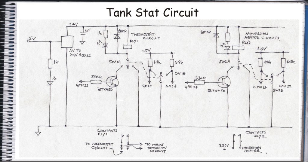 Tank thermostat circuit 1